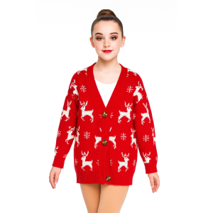 Reindeer Cardigan 2