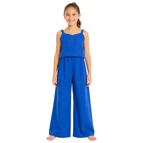 Blue Pant & Crop Set 4