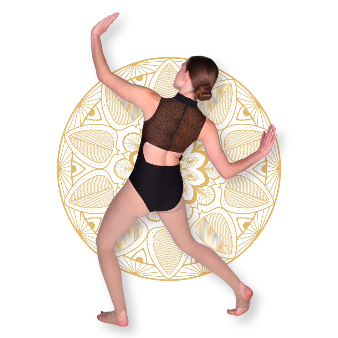 Gold Paisley Leotard 7 Gold Paisley Leotard 7