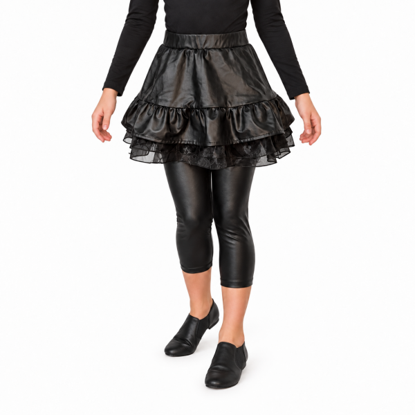 Pleather Skirt Set 100