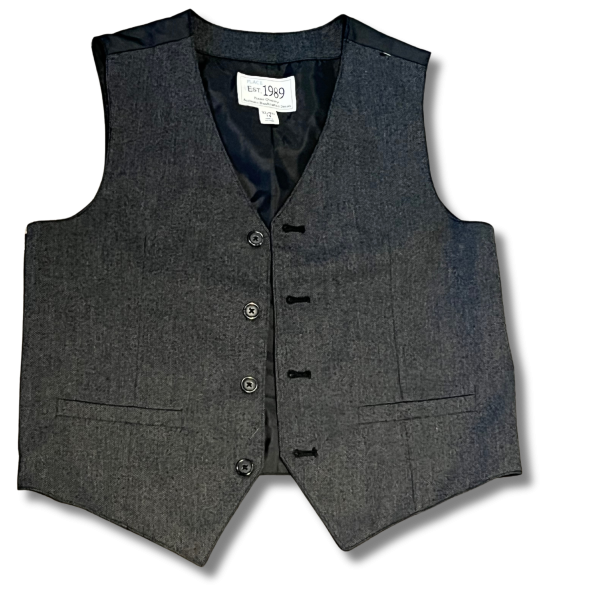Suit Vest – Solid Grey 72