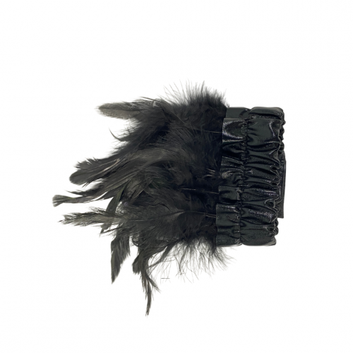 Feather Wrist Cuff – Black 5 Feather Wrist Cuff – Black 5