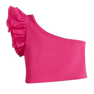 One Sleeved Top with Frill 6