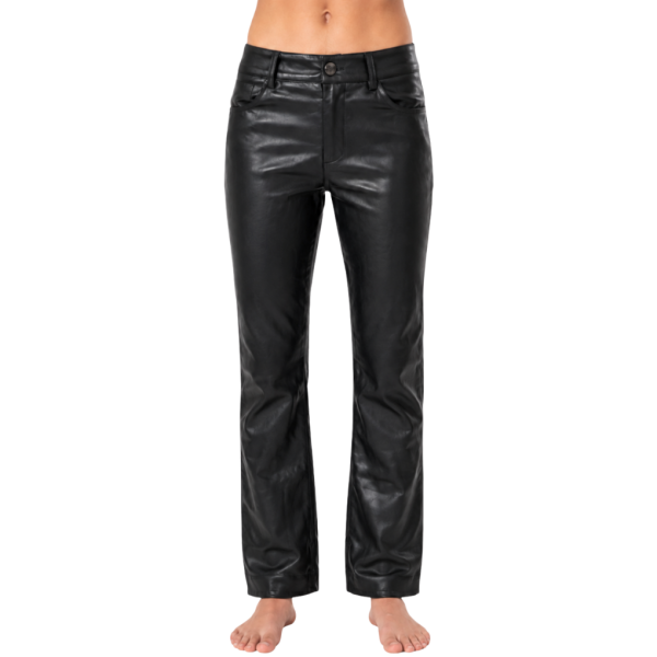 Pleather Wide Leg Pants 4