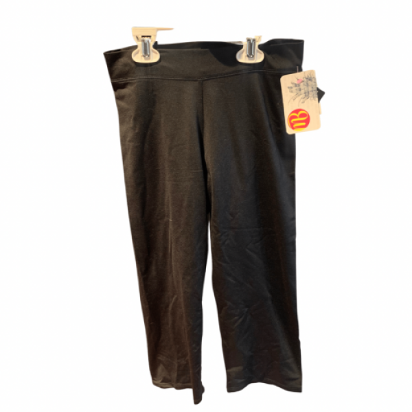 Black Spandex Capri Dance Pants 7