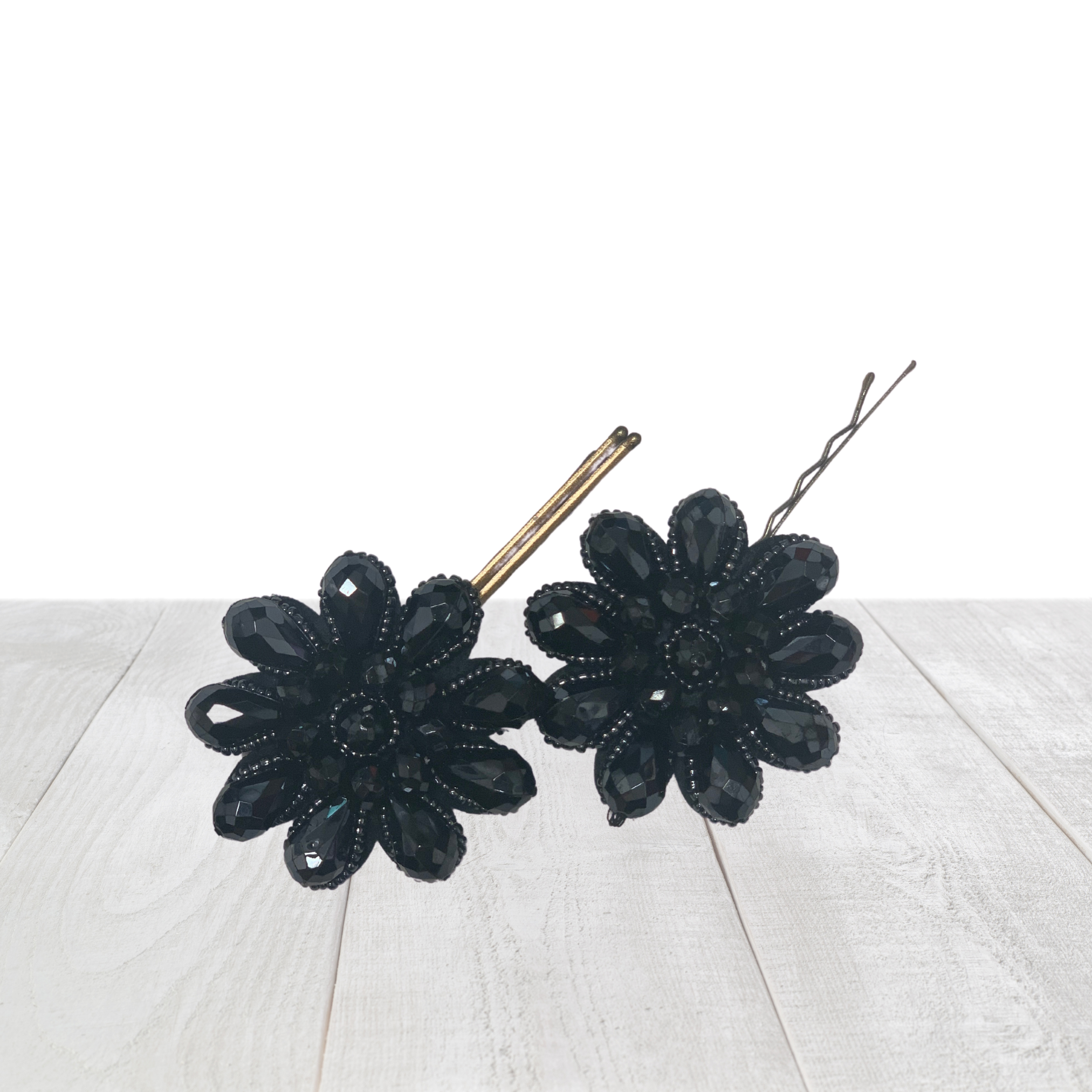 Jewelled Flower Hair Pins 5 Jewelled Flower Hair Pins 5