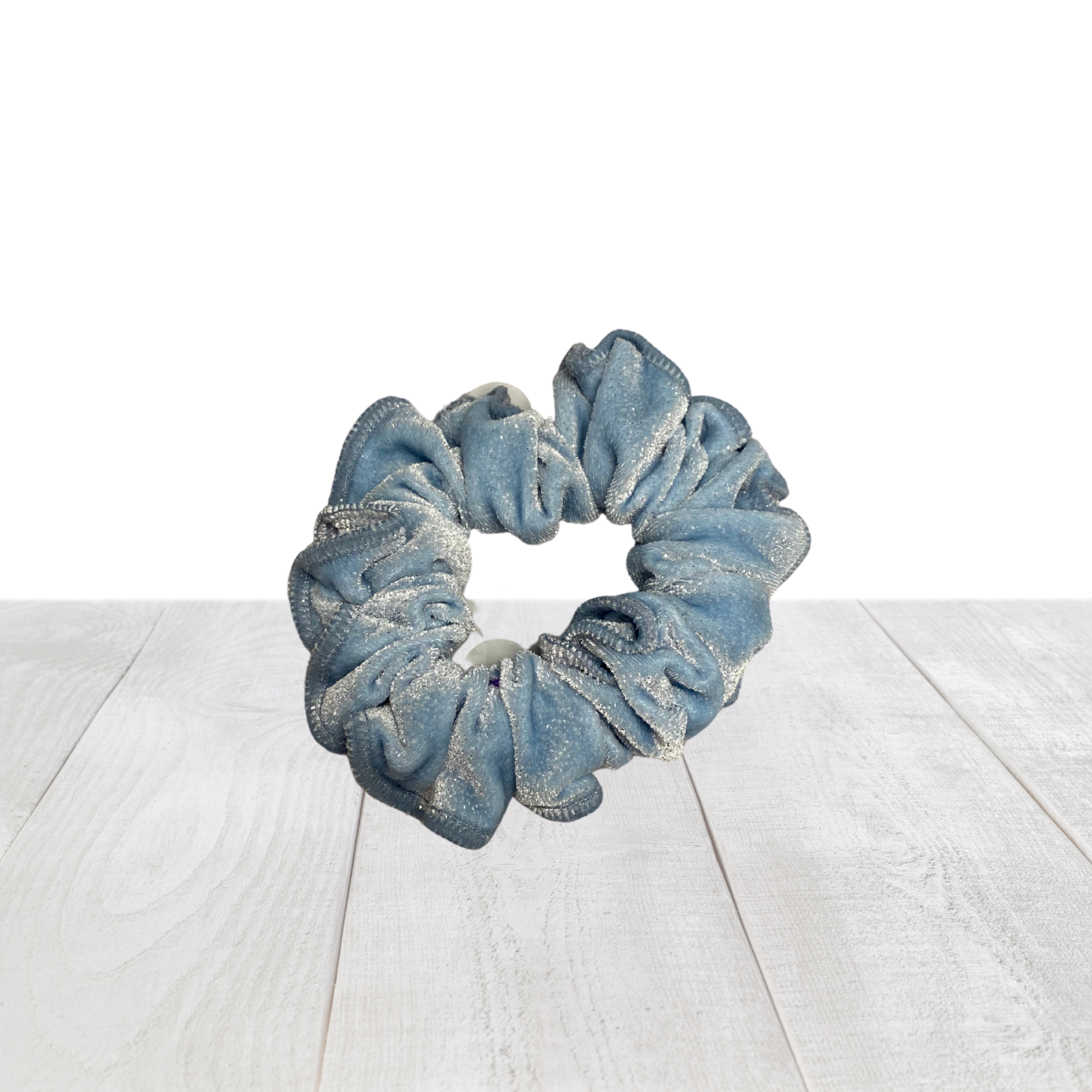 Blue Velvet Scrunchie 5 Blue Velvet Scrunchie 5