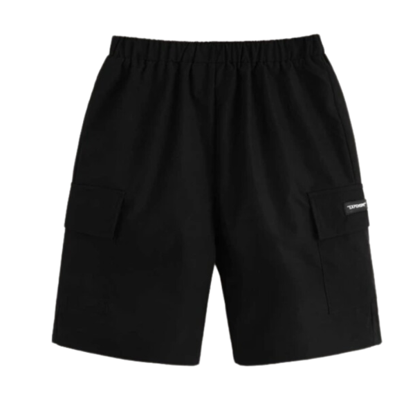 Kids Patch Detail Flap Pocket Short 5