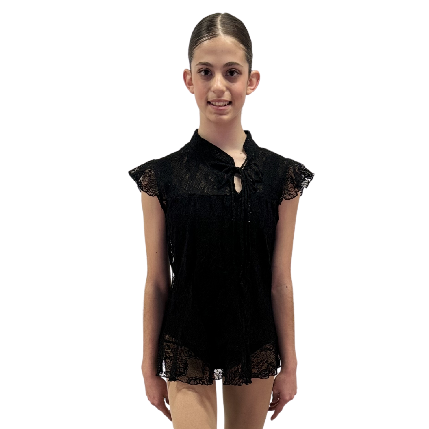 Black Lace Overlay Shirt 8 Black Lace Overlay Shirt 8