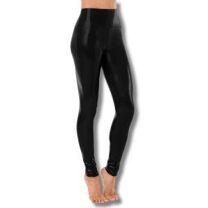 Metallic Full Length Leggings – Black 9
