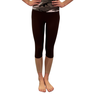 Capri Leggings – Brown 4
