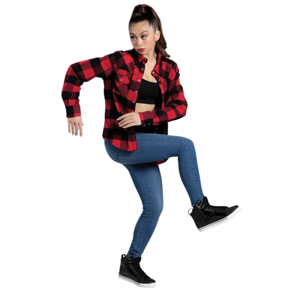 Buffalo Plaid Flannel Shirt – Red 11