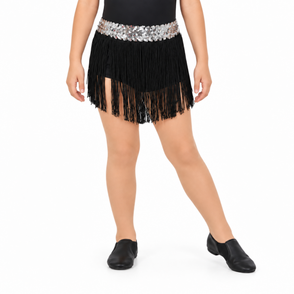 Fringe Skirt – Black 4