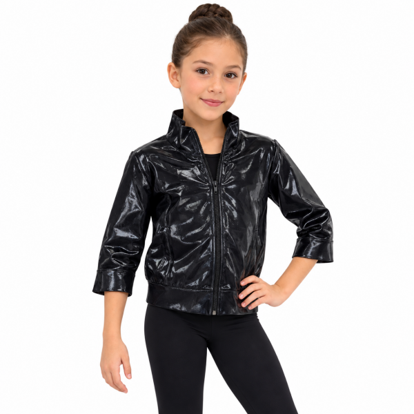 Black Patent Jacket 2