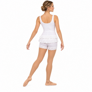 Bloomer Shorts – White Ruffle 4