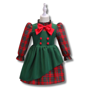 Tartan Print Christmas Dress 4