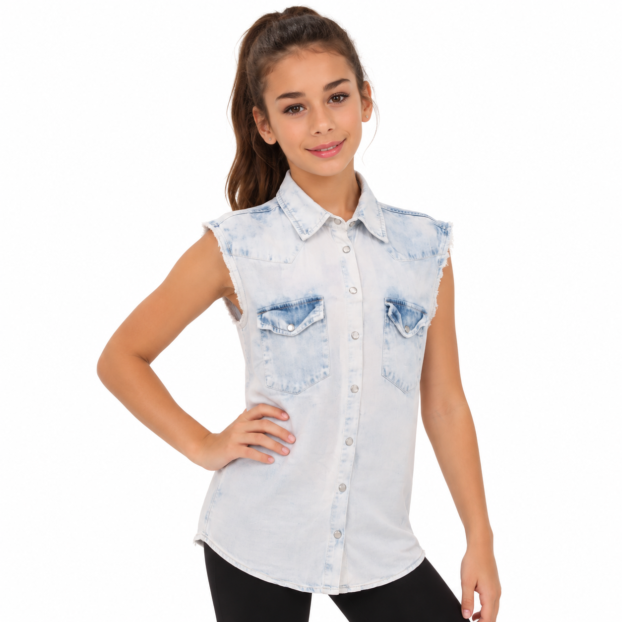 Denim Acid Washed Vest 6 Denim Acid Washed Vest 6