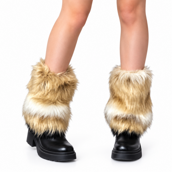 Fur Boot Toppers – Camel 4