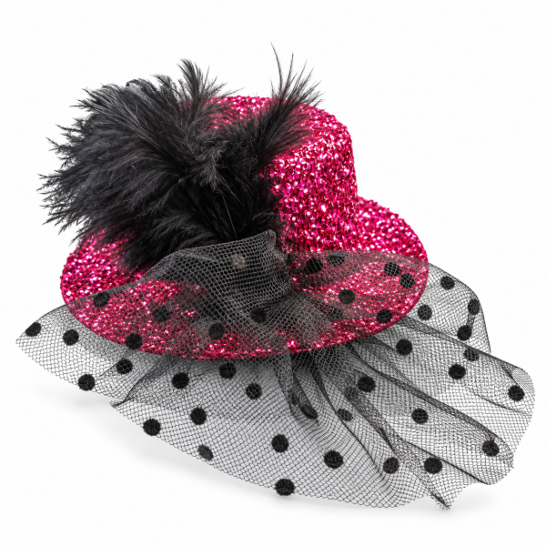Tiny Hat – Fuchsia Glitter