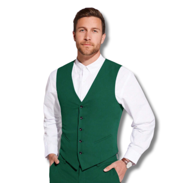 Green Men’s Suit Vest 4