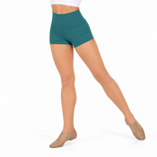 “High Waist Shorts” – Teal 103