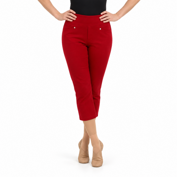 Jeggings – Red Capri 4