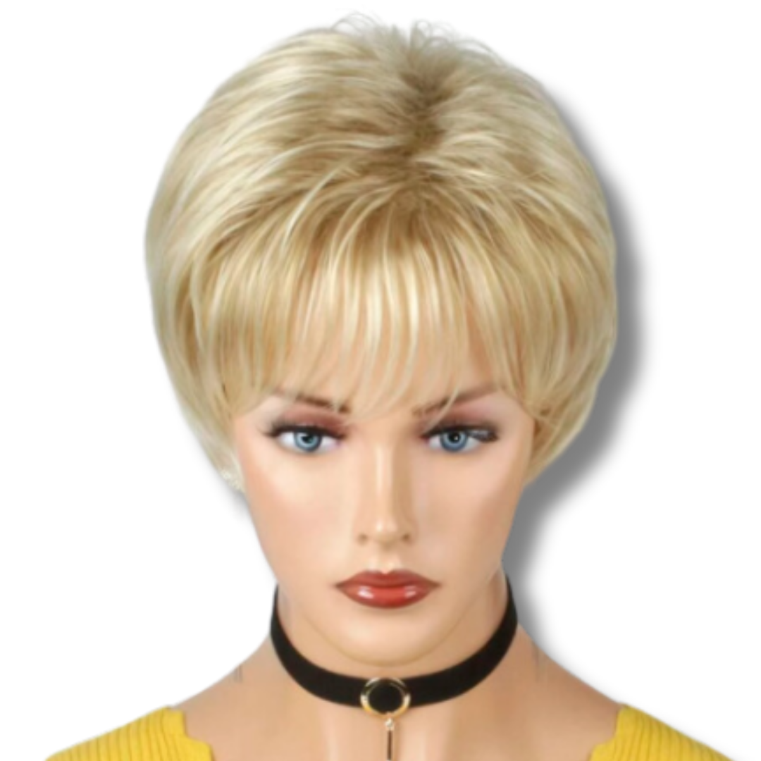 Short Straight Synthetic Wig With Bangs 5 Short Straight Synthetic Wig With Bangs 5