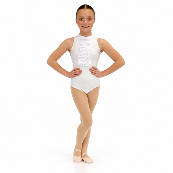 Lace Jabot Leotard 4