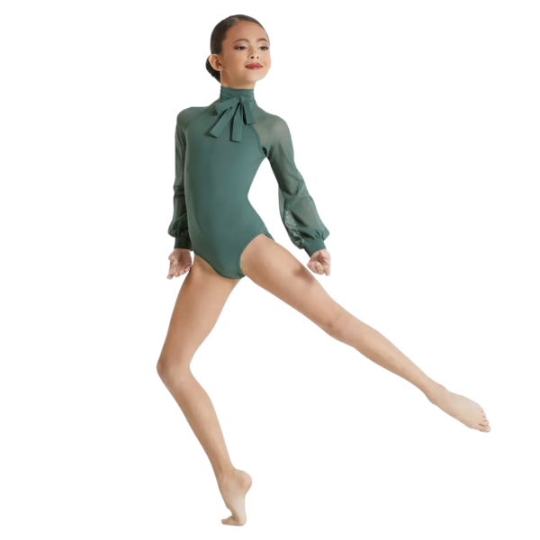 “Long Sleeve Bow Tie Leotard” 2