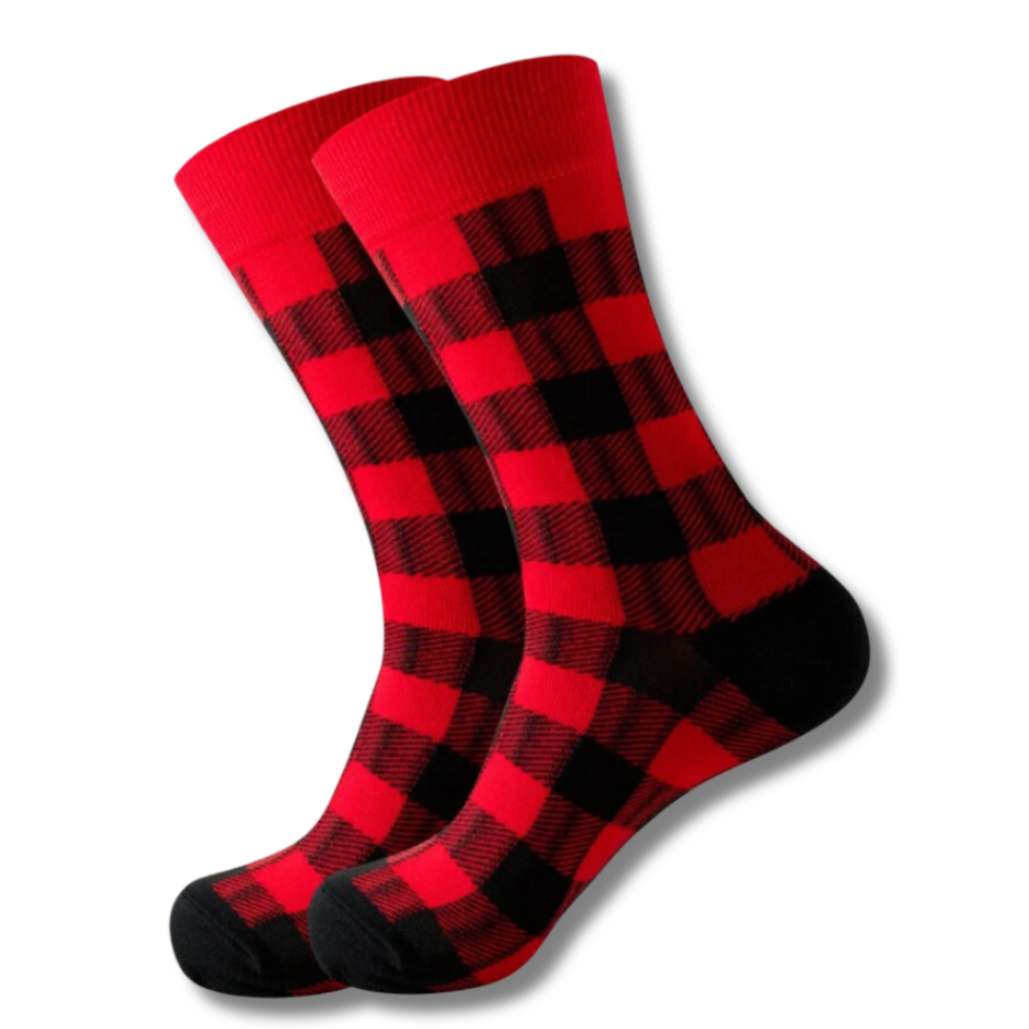 Plaid Crew Socks 4 Plaid Crew Socks 4