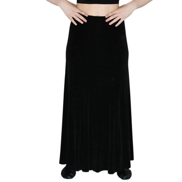 Black Satin Skirt 4