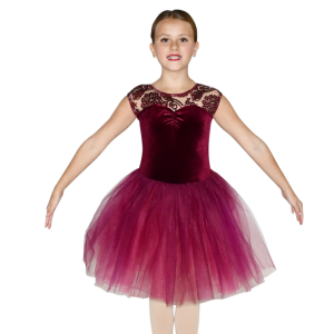 Burgundy Ballet Dress 4