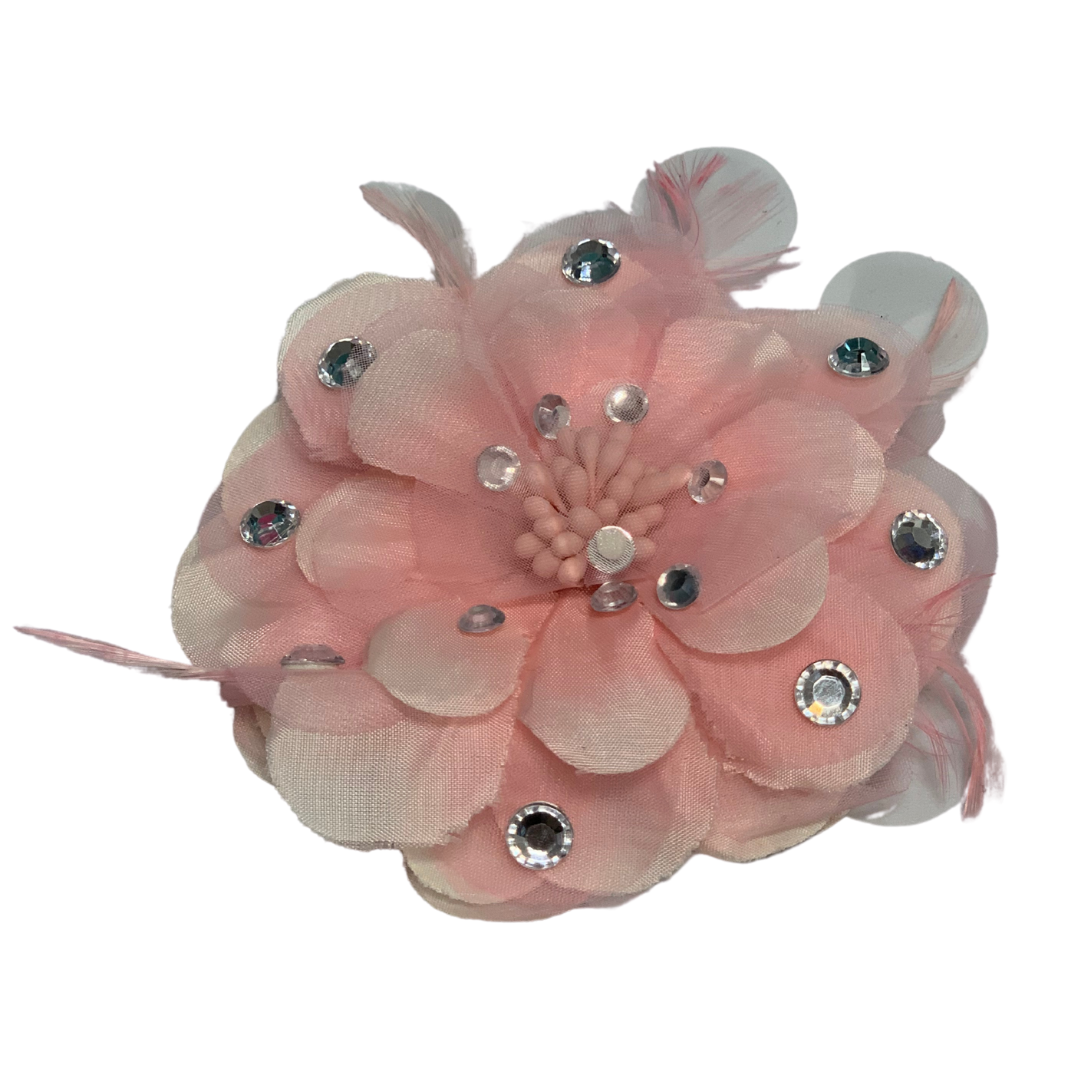 Flower Clips – Pink 4 Flower Clips – Pink 4