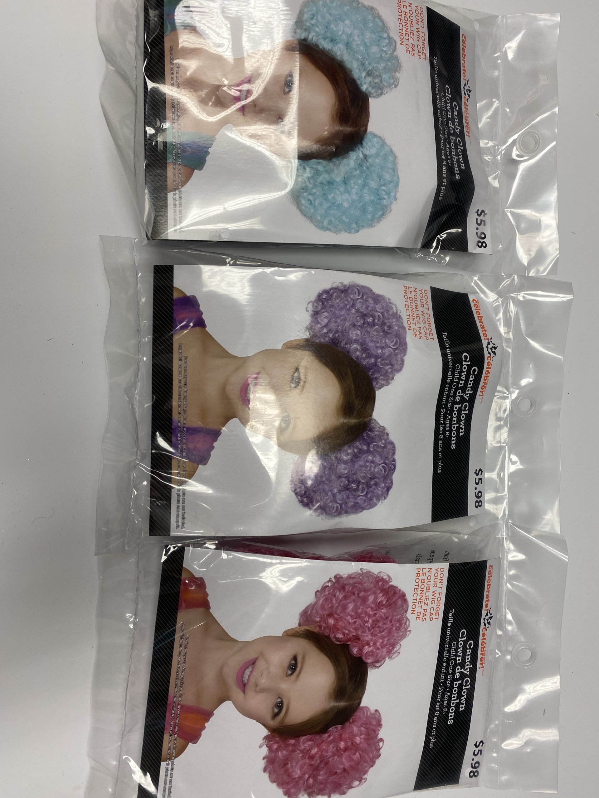 Candy Clown Wig Clips 5 Candy Clown Wig Clips 5