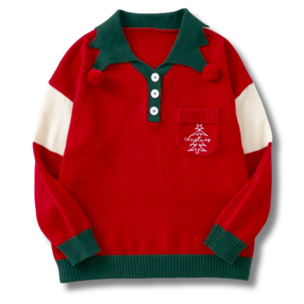 Christmas Sweater – Elf Collar 2