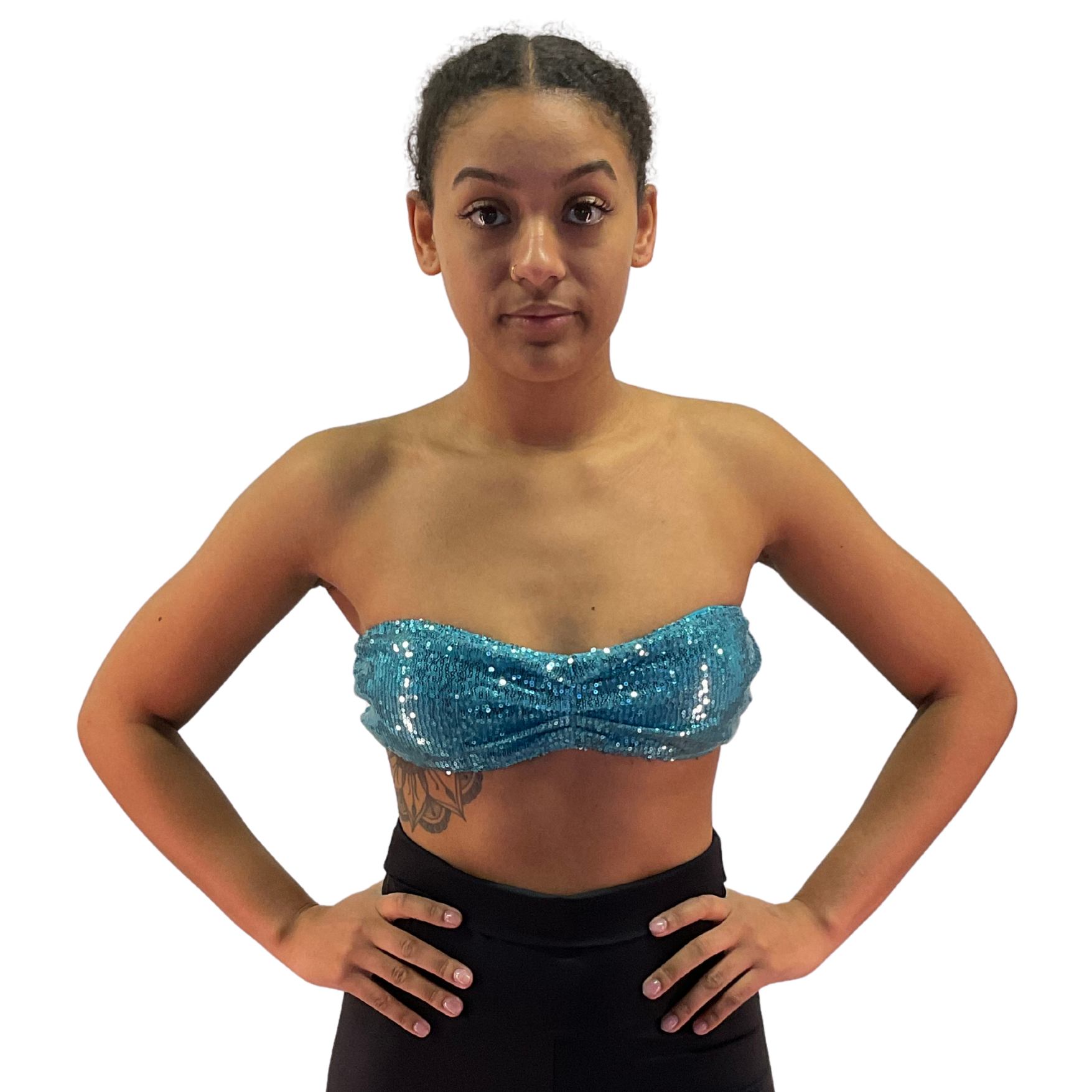Blue Sequin Bandeau 6 Blue Sequin Bandeau 6