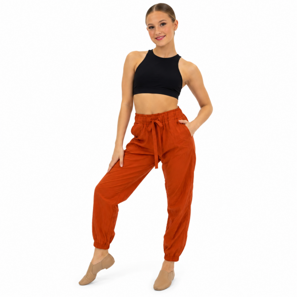 Rust Paperbag Pants 4