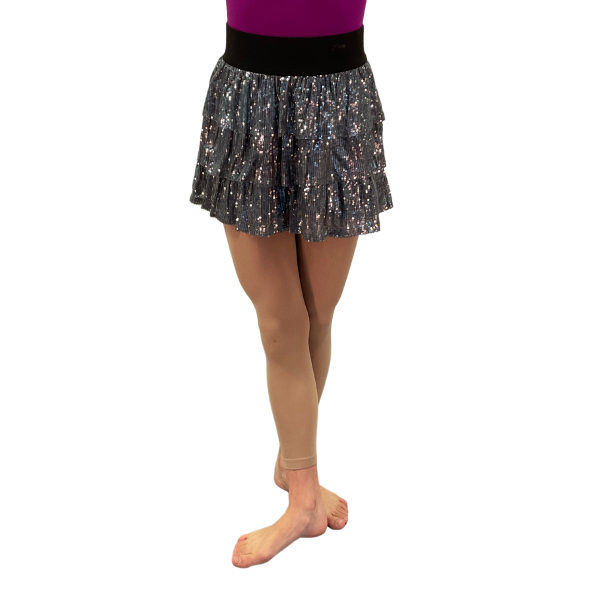 Silver Sequin Skirt 3