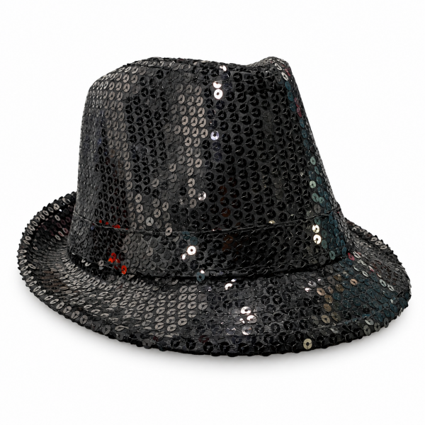 Sequin Fedora – Blue 5