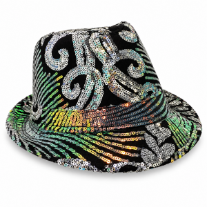 Sequin Fedora – Iridescent 3