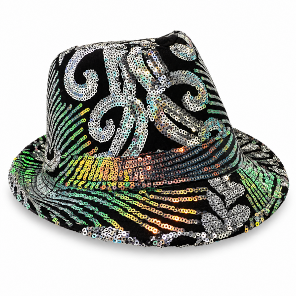 Sequin Fedora – Iridescent 3