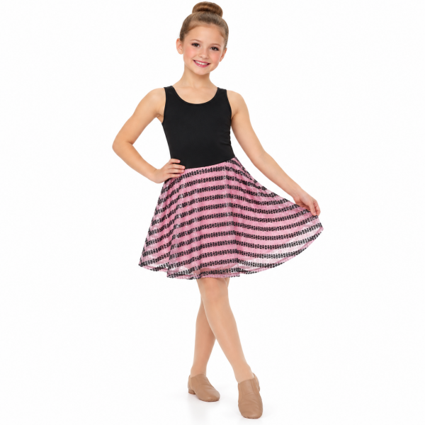 Striped Sequin Skirt 6