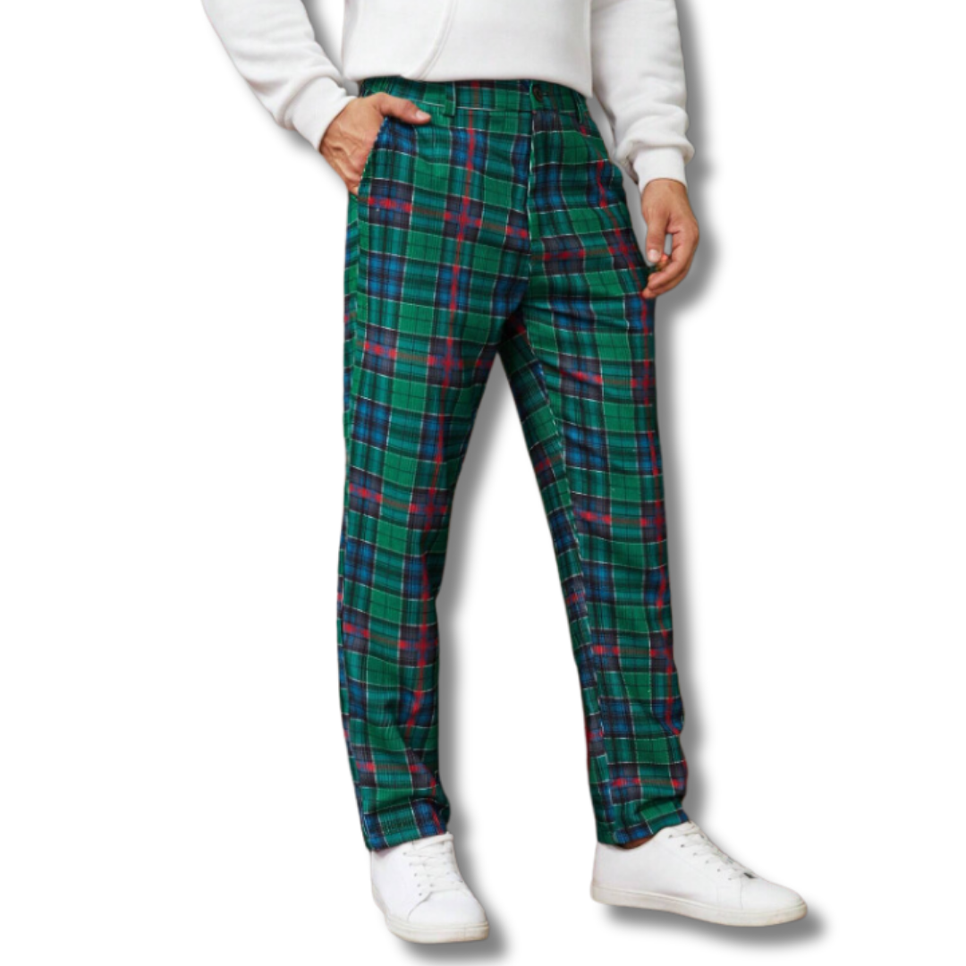 Tartan Slant Pocket Suit Pants 6 Tartan Slant Pocket Suit Pants 6