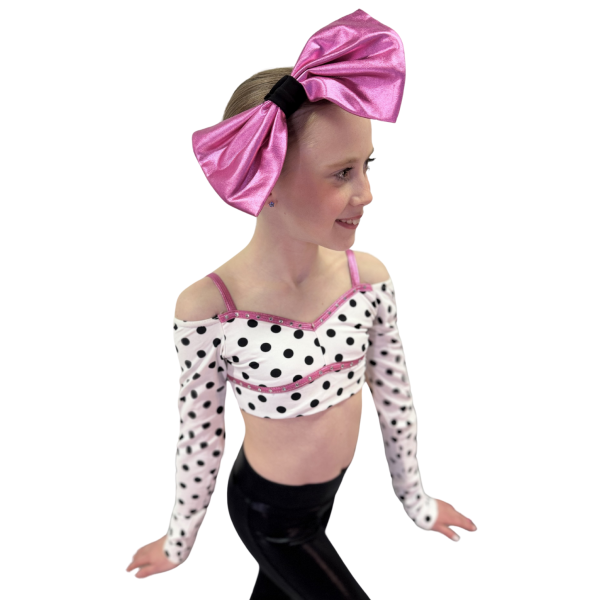 Polka Dot Crop & Headband 4