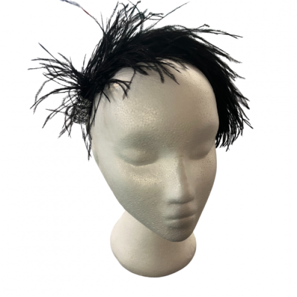 Black Feather Headband 3