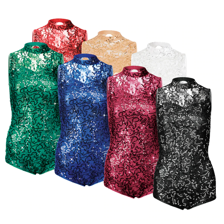 “Sequin Lace Biketard” 5 “Sequin Lace Biketard” 5