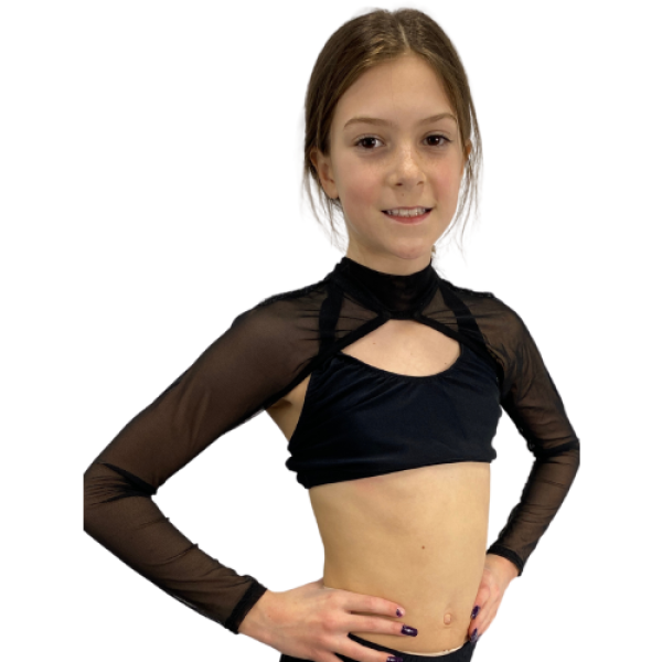 Black Mesh Shrug 4