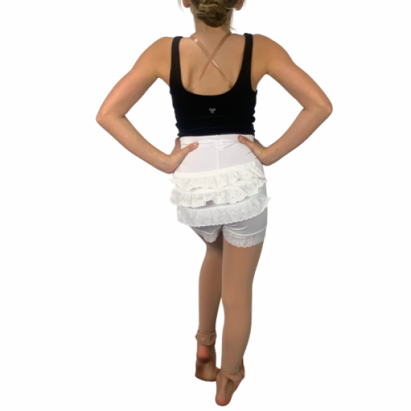 Bloomer Shorts – White Ruffle 4