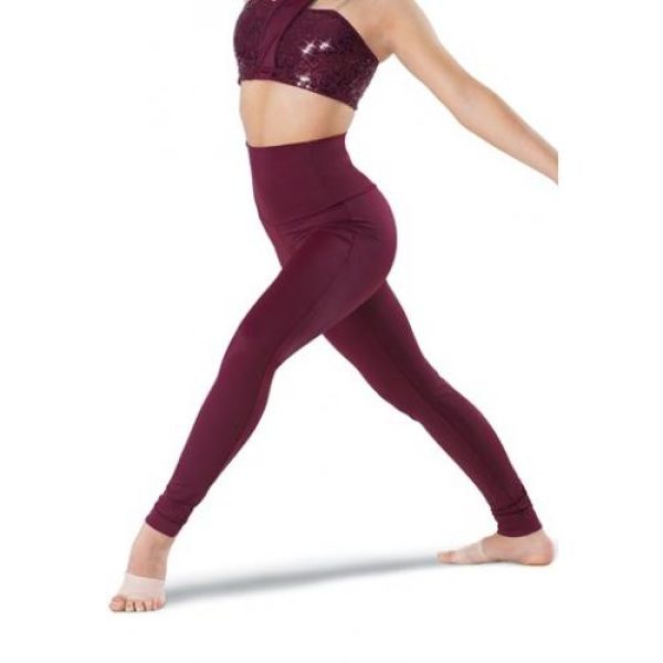 High Rise Full Length Leggings – Pink 4