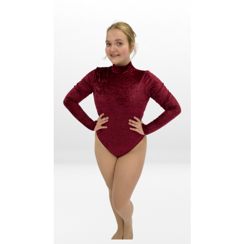 Burgundy Velvet Leotard 6 Burgundy Velvet Leotard 6